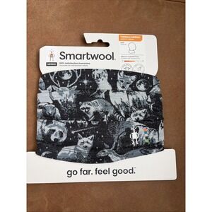 Smartwool Kids Winter Sky Animals Neck Gaiter Size L/XL Merino wool